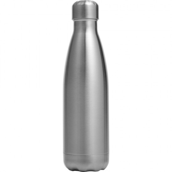 Пляшка для води 650 мл одностіннаr, нержавіюча сталь сріблястий - V0654-32