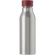 Пляшка для води Voyager, алюмінієва, 600 мл червоний - V0656-05