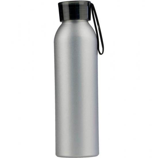 Пляшка для води 650 мл алюмінієва Voyager чорний - V0692-03