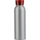 Пляшка для води Voyager, алюмінієва, 650 мл червоний - V0692-05