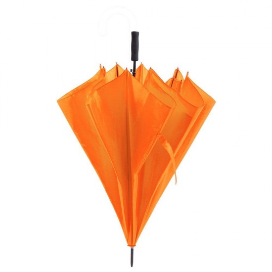 Велика вітрозахисна автоматична парасолька помаранчевий - V0721-07