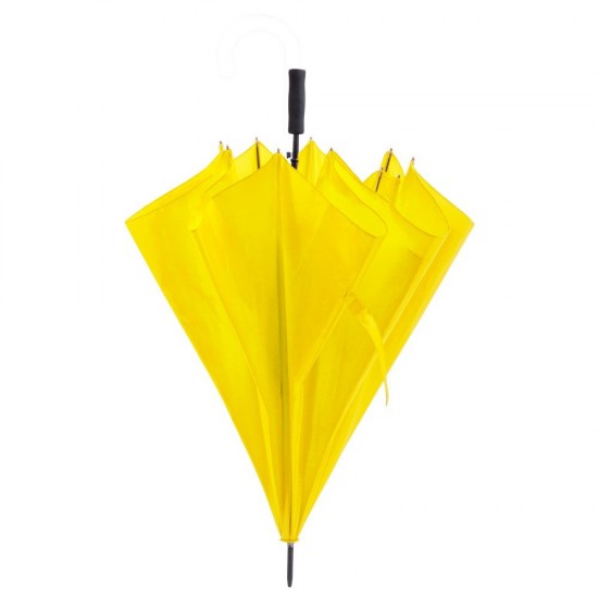 Велика вітрозахисна автоматична парасолька жовтий - V0721-08