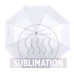 Парасоля складана механічна Voyager білий - V0733-02