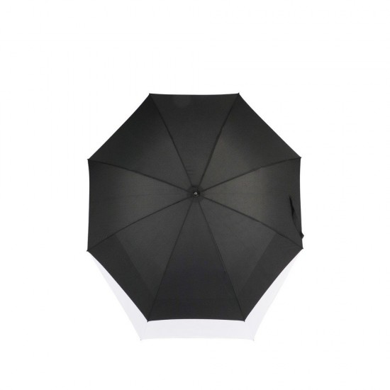 Парасоля-тростина автоматична Voyager, подовжена задня секція чорний/білий - V0741-02