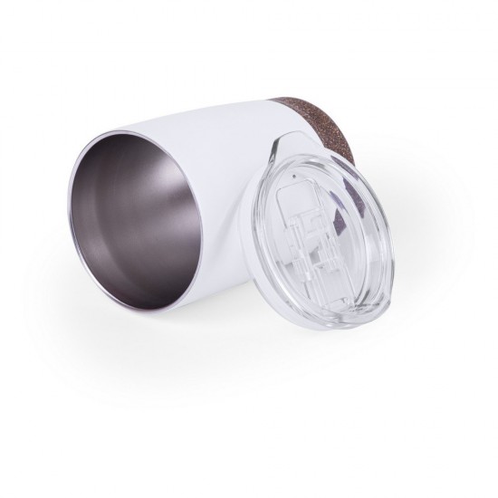 Термокухоль 380 мл сталевий Voyager, вакуумний білий - V0759-02