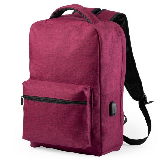 Протиугінний рюкзак, відділення для ноутбука 15 дюймів і планшета 10 дюймів, захист від радіочастотної ідентифікації червоний - V0767-05