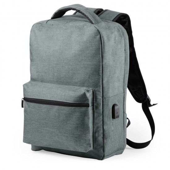 Протиугінний рюкзак, відділення для ноутбука 15 дюймів і планшета 10 дюймів, захист від радіочастотної ідентифікації сірий - V0767-19