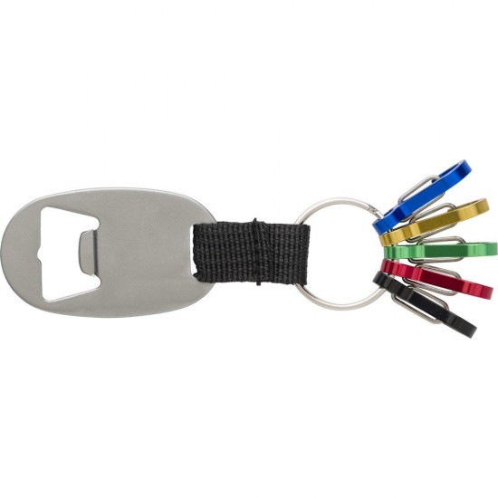 Брелок для ключів, відкривачка сріблястий - V0768-32