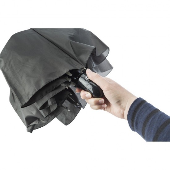 Парасоля складана автоматична Voyager чорний - V0794-03