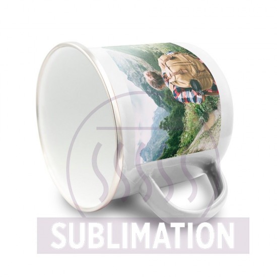 Кружка 360 мл емальована Voyager Sandra білий - V0800-02