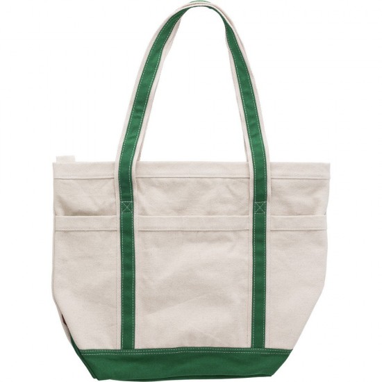Бавовняна сумка для покупок зелений - V0835-06
