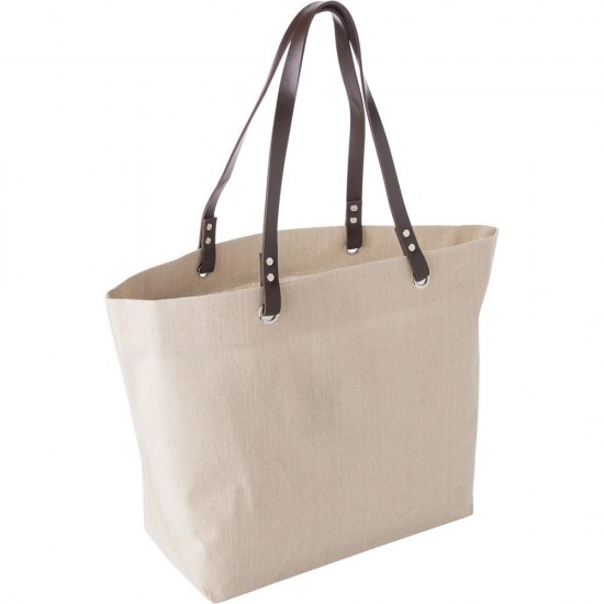 Пляжна сумка, сумка для покупок світло-коричневий - V0836-16