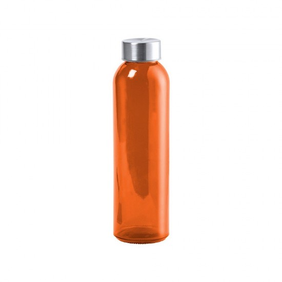 Пляшка для води Voyager, скляна, 500 мл помаранчевий - V0855-07