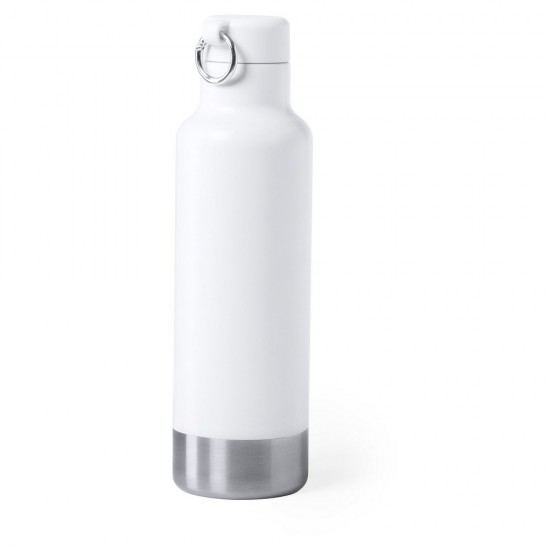 Пляшка для води, нержавіюча сталь, 750 мл білий - V0868-02