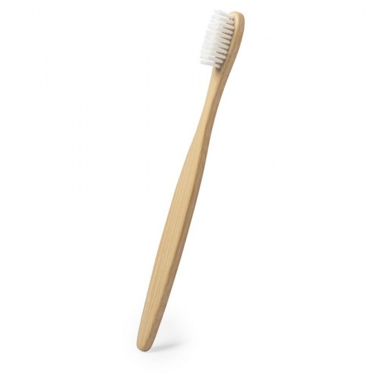 Бамбукова зубна щітка коричневий - V0895-16