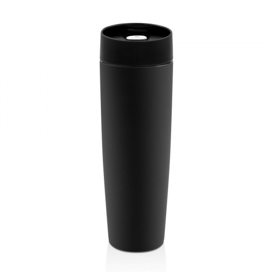 Термокружка 450 мл сталева Voyager Air Gifts Anthony, вакуумна чорний - V0907-03