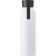 Пляшка для води 650 мл з ручкою, глянцева білий/чорний - V0927-03