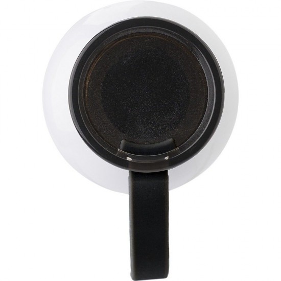 Пляшка для води 650 мл алюмінієва Voyager, з ручкою білий/чорний - V0927-03 Пляшка для води 650 мл алюмінієва Voyager, з ручкою білий/чорний - V0927-03