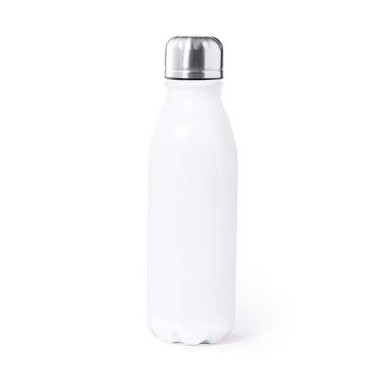Пляшка для води спортивна 550 мл білий/сріблястий - V0977-02