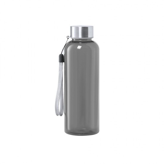 Пляшка для води спортивна 500 мл з ремінцем чорний - V0983-03
