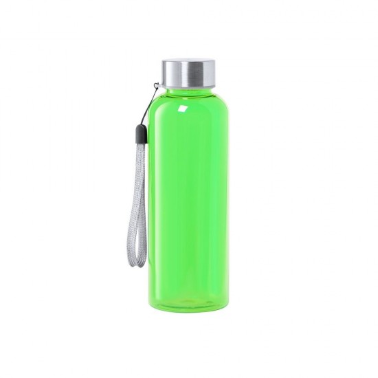Пляшка для води спортивна 500 мл з ремінцем світло-зелений - V0983-10