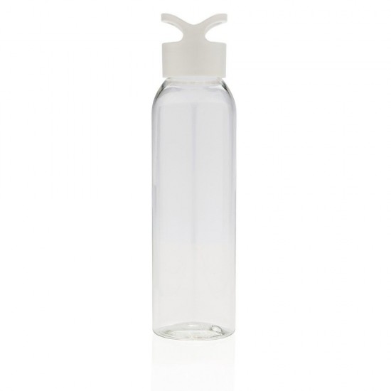 Пляшка для води спортивна 650 мл, кришка з ручкою білий - V0993-02
