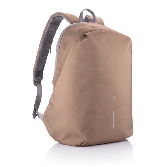 Рюкзак антизлодій для ноутбука Bobby Soft, RPET 15,6-дюймів коричневий - V0998-16