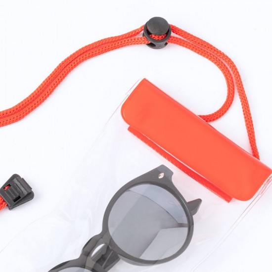 Водонепроникний чохол Voyager прозорий/червоний - V1030-05