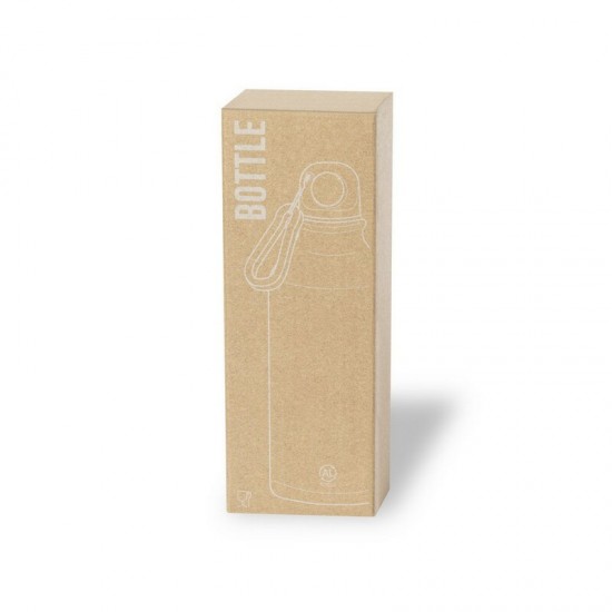 Пляшка для води 400 мл алюмінієва Voyager, із затискачем-карабіном червоний - V1065-05 Пляшка для води 400 мл алюмінієва Voyager, із затискачем-карабіном червоний - V1065-05