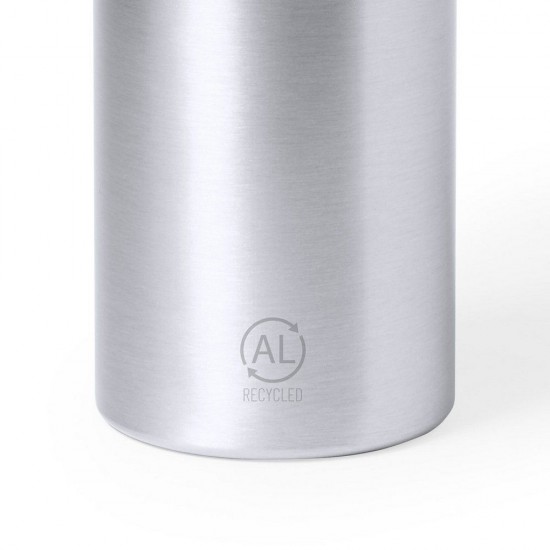 Пляшка для води 650 мл алюмінієва сріблястий - V1068-32