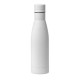 Пляшка для води 750 мл, кришка в тон, гумова обробка білий - V1077-02
