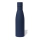 Пляшка для води 750 мл, кришка в тон, гумова обробка кобальт - V1077-04