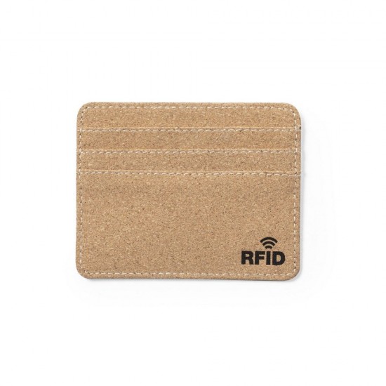 Картхолдер корковий, захист RFID коричневий - V1106-00