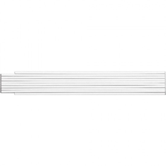 Лінійка розкладна 2 м Voyager дерев'яна білий - V1152-02