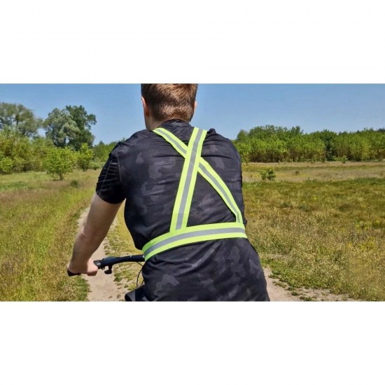 Жилет-портупея світловідбиваючий Maryann на зріст 160-190 см, к-р неоново-жовтий неоново-жовтий - V1162-08