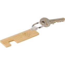 Брелок-підставка під телефон Voyager Bamboo коричневий - V1173-16