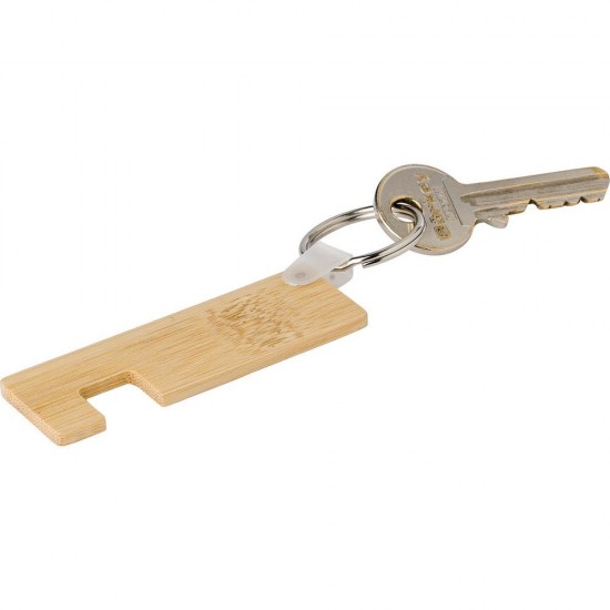 Брелок-підставка під телефон Voyager Bamboo коричневий - V1173-16
