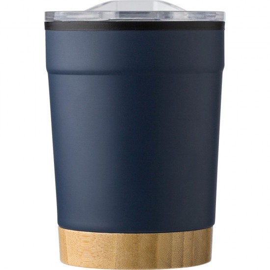 Термокружка 300 мл сталева Voyager, вакуумна кобальт/коричневий - V1179-04 Термокружка 300 мл сталева Voyager, вакуумна кобальт/коричневий - V1179-04