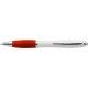 Ручка пластикова кулькова Voyager RABS червоний/білий - V1192-05