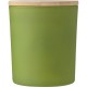 Свічка парфумована (карнаубський віск) в склі зелений - V1196-06