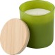 Свічка парфумована (карнаубський віск) в склі зелений - V1198-06