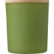 Свічка парфумована (карнаубський віск) в склі зелений - V1199-06