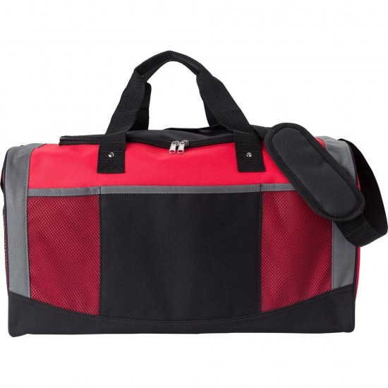 Дорожня сумка червоний/чорний - V1267-05