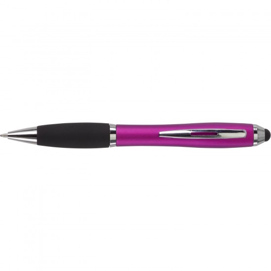 Кулькова ручка зі стилусом рожевий - V1315-21