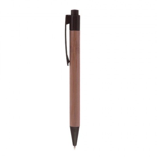 Бамбукова кулькова ручка чорний - V1410-03
