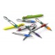 Кулькова ручка з різнокольоровими чорнилами кобальт - V1432-04