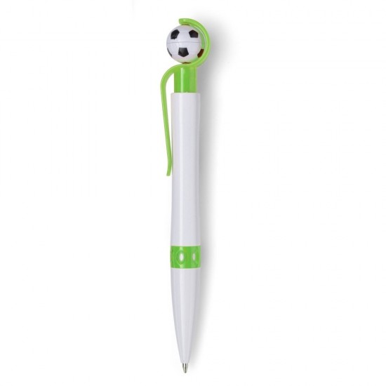 Ручка кулькова Футбол світло-зелений - V1434-10
