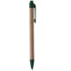 Еко-ручка кулькова з переробленого картону зелений - V1470-06
