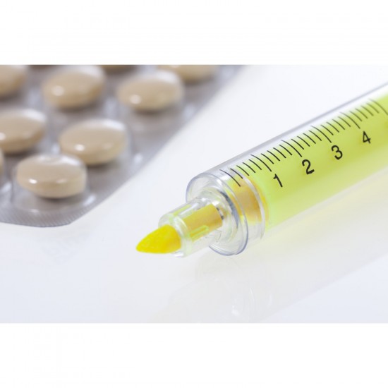 Маркер текстовий Voyager Syringe жовтий - V1523-08