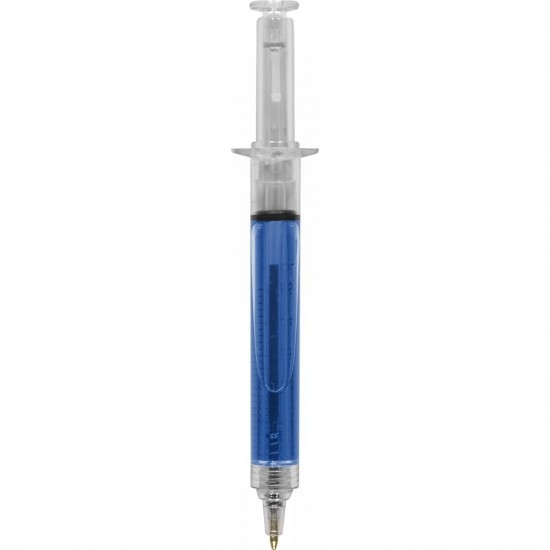 Ручка кулькова  шприц синій - V1524-11